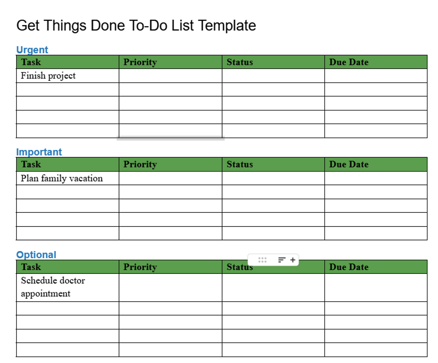 To Do List Download Template - to do list template