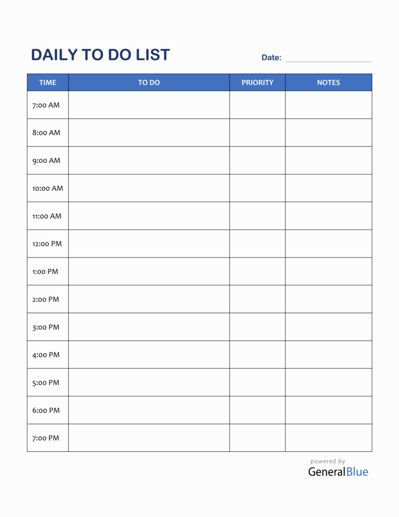 To Do List In Word Template - to do list