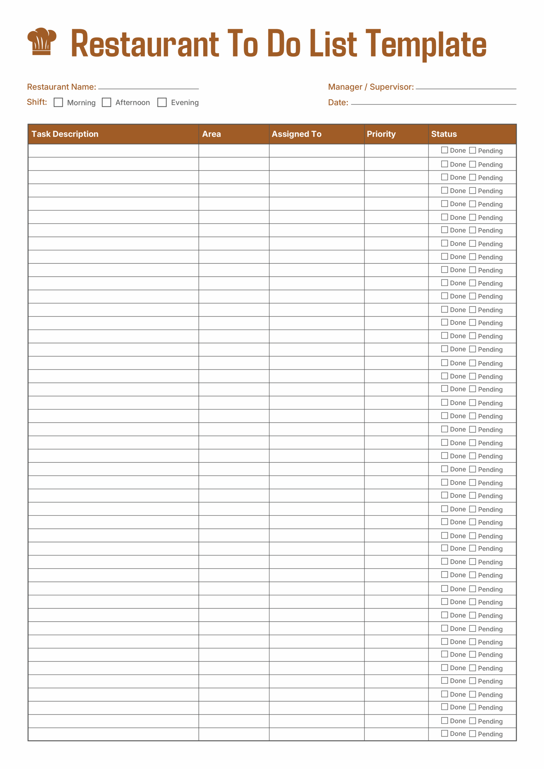 To Do List Office Template - to do list templates