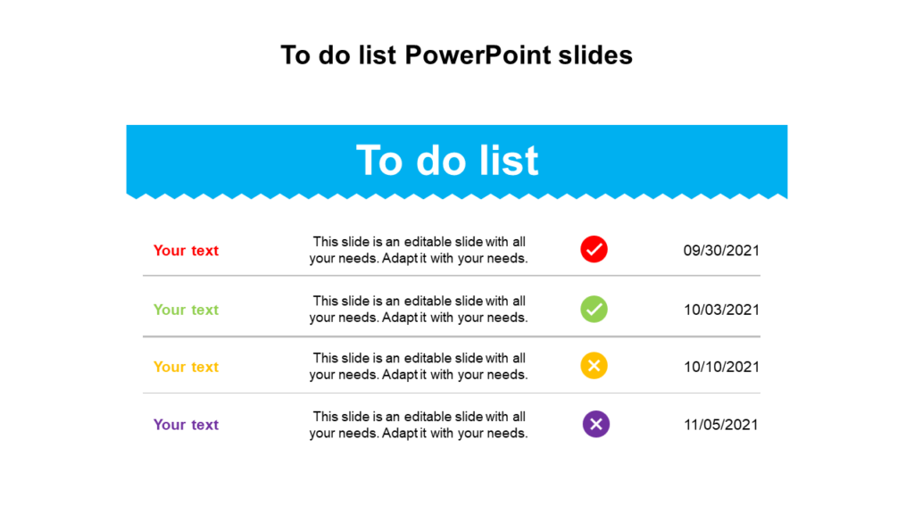 to do list powerpoint slides