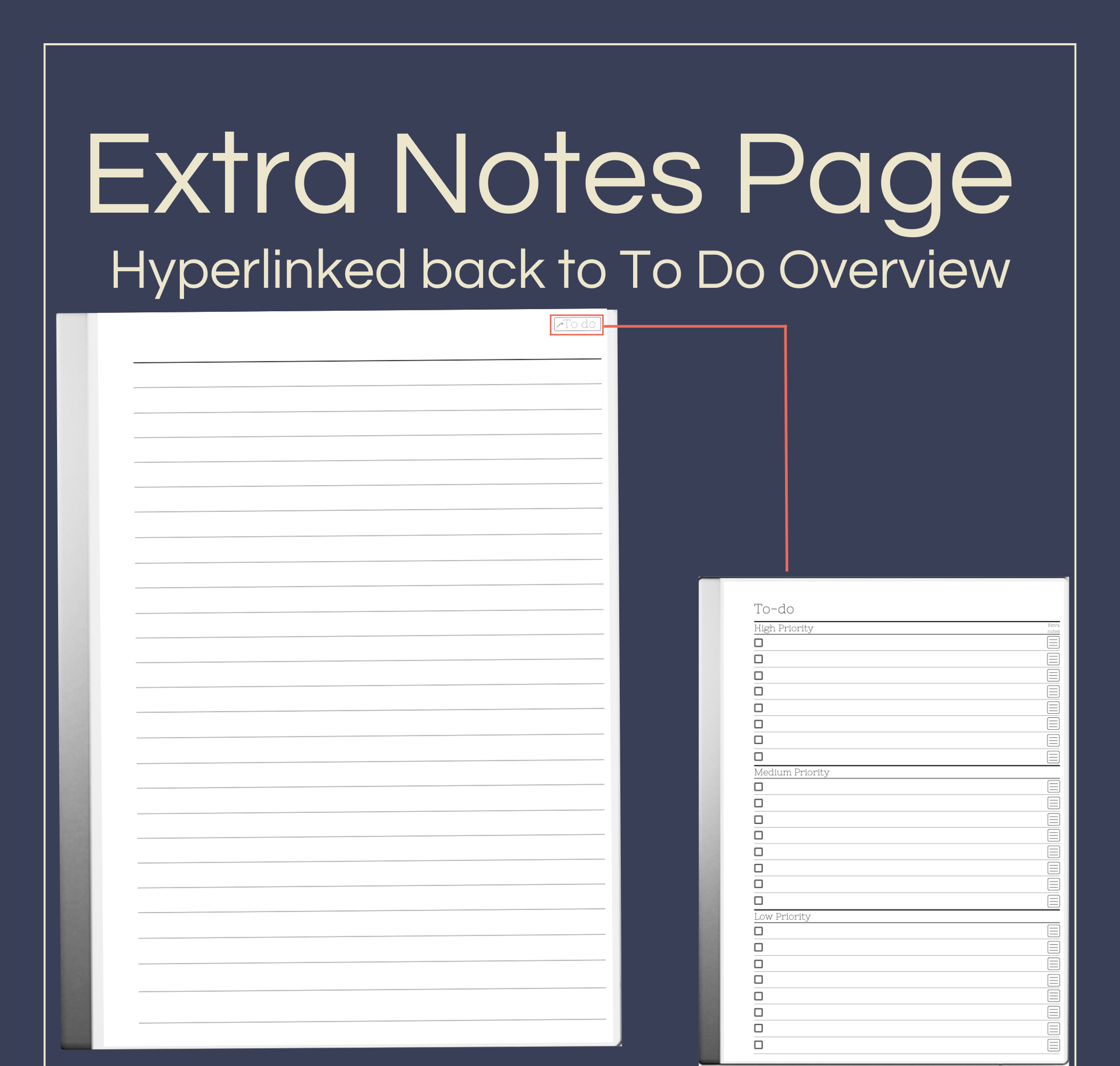 To Do List Template For Pages - hyperlinked to do list template with priorities for remarkable 1 and 2
