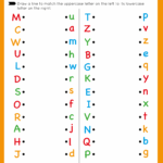 Upper And Lower Case Matching Worksheet - Capital Lowercase Letter Matching Printables - Printables Templates Free