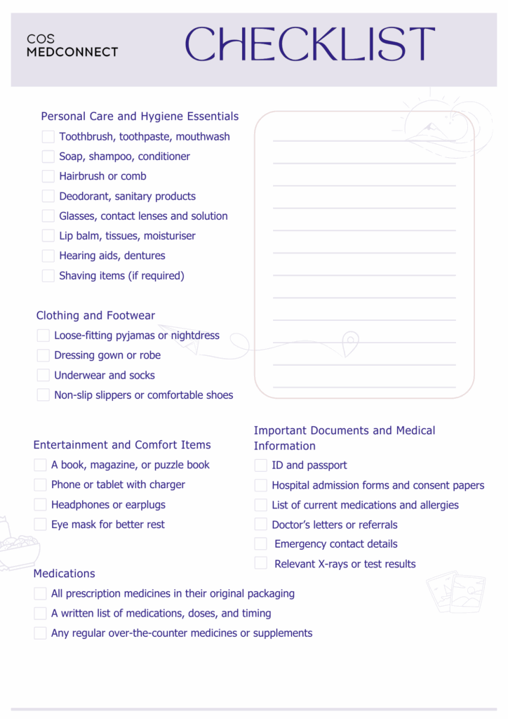 what to take to hospital for surgery what to take to hospital for surgery