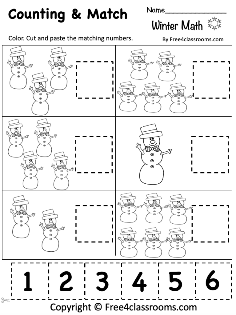 Winter Themed Worksheets For Preschool - Free Printable Winter Worksheets Preschool | Fanny Printable