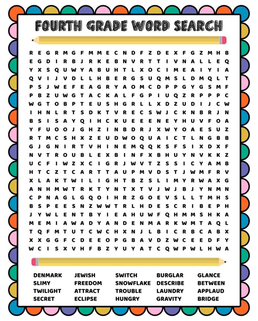 Word Search For 4th Graders Printable – 4Th Grade Word Search Printable Free – Printable New Year Banners Word Search For 4th Graders Printable - 4Th Grade Word Search Printable Free - Printable New Year Banners