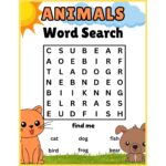 Word Search Puzzles For Kindergarten Free Printable - Free Printable Childrens Word Search - Printable Crossword Puzzles